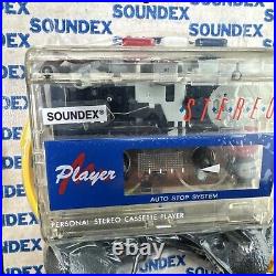 Vintage RARE Soundex Personal Stereo Cassette Player NEW SEALED OLD STOCK