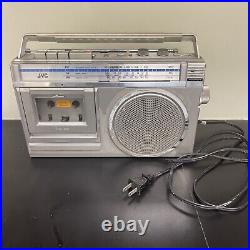 Vintage Radio Cassette Recorder Vintage JVC RC-250jw + AC Cable Works