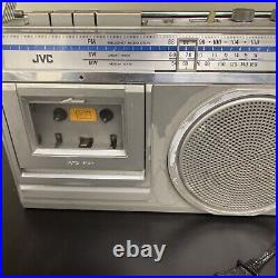 Vintage Radio Cassette Recorder Vintage JVC RC-250jw + AC Cable Works