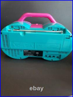 Vintage Radio Shack 4.5 B&W Television With AM-FM Radio Cassette Recorder. Used