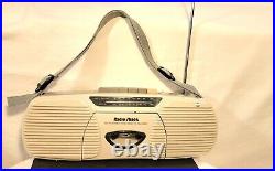 Vintage Radio Shack Boom Box-gray-! Am/fm Cassette Tape Deck Recorder! LOOK