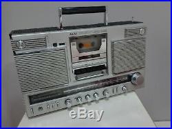 Vintage Radio-cassette Player/recorder Akai Aj-490fs