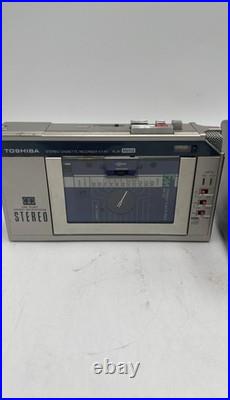Vintage Radios Toshiba KT-R1 Cassette Recorder + Boston Acoustics Lot Of 2