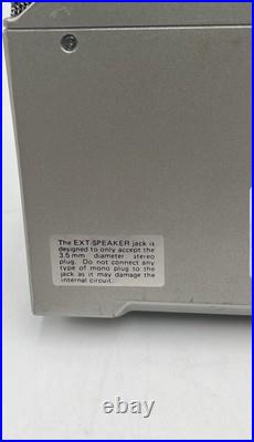 Vintage Radios Toshiba KT-R1 Cassette Recorder + Boston Acoustics Lot Of 2