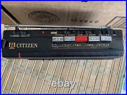 Vintage/Rare Citizen AM/FM Stereo Cassette Recorder/Walkman Model JWS-585K