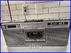 Vintage Rare JVC RC-S7JW Stereo Biphonic Cassette Recorder Boombox Working Vintage Rare JVC RC-S7JW Stereo Biphonic Cassette Recorder Boombox Working