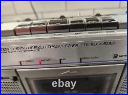 Vintage Rare JVC RC-S7JW Stereo Biphonic Cassette Recorder Boombox Working Vintage Rare JVC RC-S7JW Stereo Biphonic Cassette Recorder Boombox Working