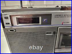 Vintage Rare JVC RC-S7JW Stereo Biphonic Cassette Recorder Boombox Working Vintage Rare JVC RC-S7JW Stereo Biphonic Cassette Recorder Boombox Working