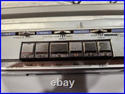 Vintage Rare JVC RC-S7JW Stereo Biphonic Cassette Recorder Boombox Working Vintage Rare JVC RC-S7JW Stereo Biphonic Cassette Recorder Boombox Working
