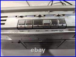 Vintage Rare JVC RC-S7JW Stereo Biphonic Cassette Recorder Boombox Working Vintage Rare JVC RC-S7JW Stereo Biphonic Cassette Recorder Boombox Working