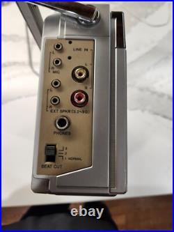 Vintage Rare JVC RC-S7JW Stereo Biphonic Cassette Recorder Boombox Working Vintage Rare JVC RC-S7JW Stereo Biphonic Cassette Recorder Boombox Working