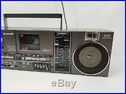 Vintage Rare Japan SHARP QT-90 Boombox Gettoblaster Cassette Radio Recorder