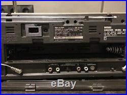 Vintage Rare Japan Sharp QT-90 Boombox Gettoblaster Cassette Radio Recorder