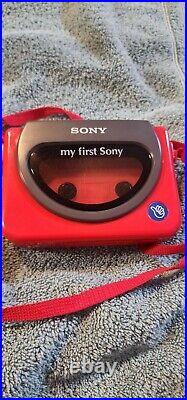 Vintage Rare Working Walkman Cassette Player, Sony my first Sony Player WM3000