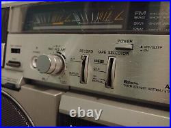 Vintage Retro Aiwa CS-770 Stereo Radio Cassette Recorder Boombox Ghetto Blaster
