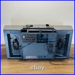 Vintage Retro Boom Box HITACHI TRK-930E Radio Cassette Player Recorder Tested