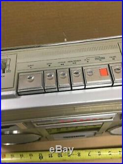 Vintage Retro Panasonic AM FM Radio Cassette Player Recorder Boombox RX-5110