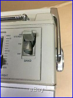 Vintage Retro Panasonic AM FM Radio Cassette Player Recorder Boombox RX-5110