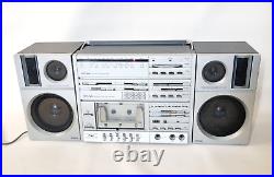 Vintage Rising Boombox Graphic Equalizer/Amplifier Cassette Radio Recorder Pc007