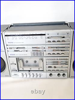 Vintage Rising Boombox Graphic Equalizer/Amplifier Cassette Radio Recorder Pc007