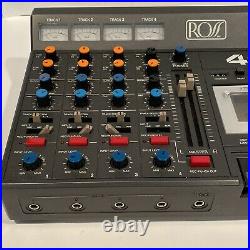 Vintage Ross 4x4 4 Track Mixer/Recorder Cassette Deck #R-4x4 (read Description)