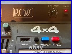 Vintage Ross 4x4 4-track Cassette Recorder Made in Japan