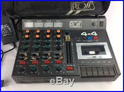 Vintage Ross 4x4 Series 2 Vintage 4-Track Mixer Cassette Recorder With Case R-4X4