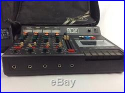 Vintage Ross 4x4 Series 2 Vintage 4-Track Mixer Cassette Recorder With Case R-4X4