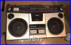 Vintage SANYO FM/SWithMW Stereo Cassette Tape Recorder M4500K Portable Boombox