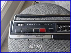 Vintage SANYO M-2414 Cassette Recorder with3-band Portable Radio. Made In Japan