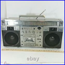 Vintage SANYO M-X920 k Stereo Cassette Recorder Boombox Ghettoblaster Parts/Rpr