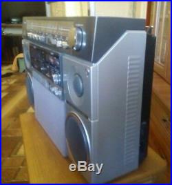 Vintage SANYO M-X960K BOOMBOX Stereo Radio Cassette Player Recorder