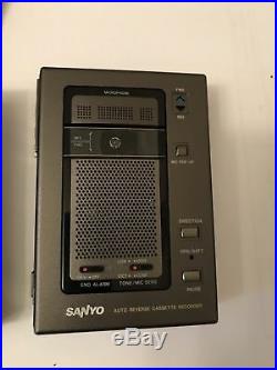 Vintage SANYO Walkman TRC 2600 Cassette Recorder MR 02 Rare