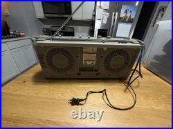 Vintage SCR -10 Realistic Portable Cassette Recorder And Player, Radio Boombox