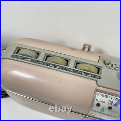 Vintage SHARP Am/Fm Radio Cassette Recorder QT-50(P) Stranger Things Pink READ