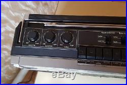 Vintage SHARP GF-6161H BOOMBOX Stereo Radio Cassette Player Recorder