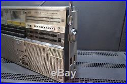 Vintage SHARP GF-666 stereo radio cassette recorder 80's boombox made in japan