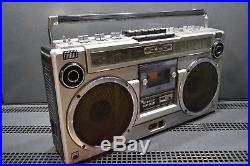 Vintage SHARP GF-9191 stereo radio cassette recorder 80's boombox made in japan