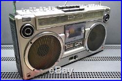 Vintage SHARP GF-9191 stereo radio cassette recorder 80's boombox made in japan