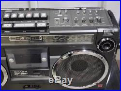 Vintage SHARP GF-9191HB BOOMBOX Stereo Radio Cassette Player Recorder
