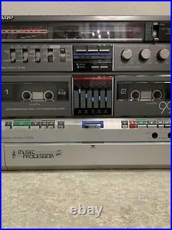 Vintage SHARP MR-990 Cassette Recorder Boom Box