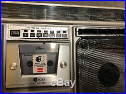 Vintage SHARP Stereo Radio Cassette Recorder Boombox GF-8585 Working
