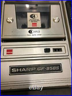 Vintage SHARP Stereo Radio Cassette Recorder Boombox GF-8585 Working