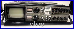 Vintage SHARP Tri-Mate 3T-59 Boombox TV Radio Cassette Recorder VHS/UHF AM/FM