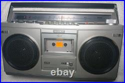 Vintage SONY AM/FM Stereo Cassette Recorder Boombox CFS-45 Radio