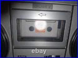 Vintage SONY AM/FM Stereo Cassette Recorder Boombox CFS-45 Radio