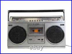 Vintage SONY AM/FM Stereo Cassette Recorder Boombox CFS-45 Radio Works Read Desc