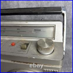 Vintage SONY AM/FM Stereo Cassette Recorder Boombox CFS-45 Radio Works Read Desc