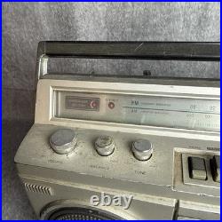 Vintage SONY AM/FM Stereo Cassette Recorder Boombox CFS-45 Radio Works Read Desc