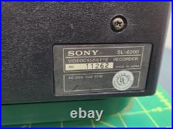 Vintage SONY BETAMAX SL-6200 BETA Video Cassette Player/Recorder VCR 6300